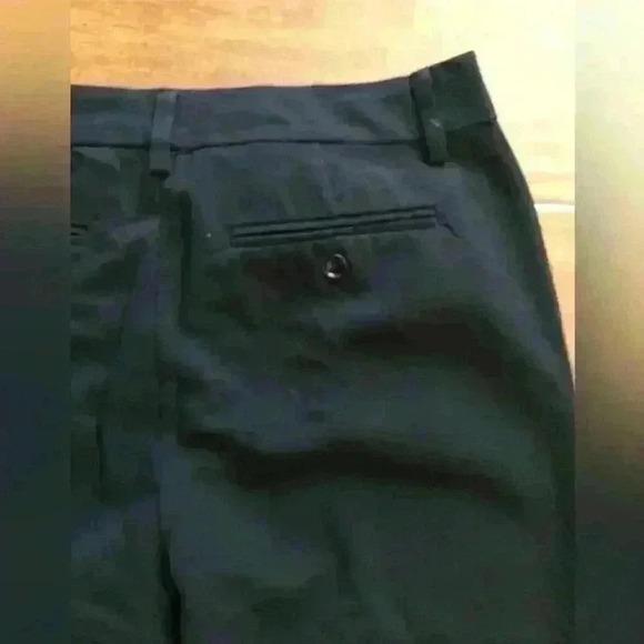 VTG GLORIA VANDERBILT BLACK CAREER PANTS STRAIGHT LEG 8 PETITE - Picture 4 of 6